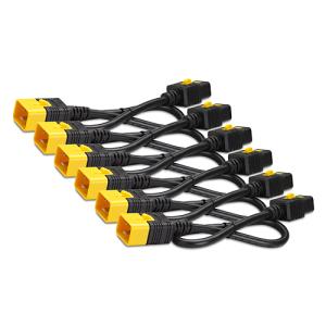 Power Cord Kit (6 Ea)/ Locking/ C19 To C20 - 0.6m