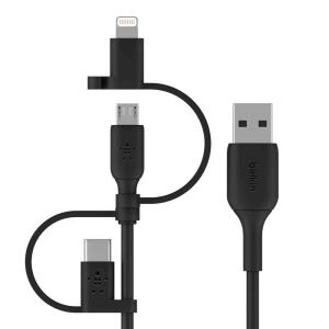 Boost Charge Universal Cable 1m Lightn./micro/USB-c - USB-a