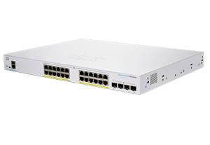 Cisco Business 350 Series - Managed Switch - 24-port Ge Fpoe 4x1g Sfp