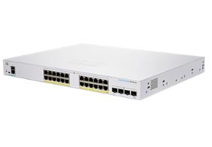 Cisco Business 350 Series - Managed Switch - 24-port Ge Poe 4x1g Sfp