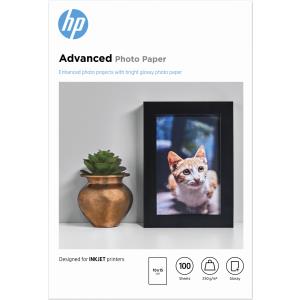 HP Advanced Glossy Photo Paper 250g/mý 10x15cm Borderless 100-sheet