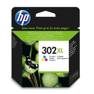 HP Ink Cartridge - No 302XL - 330 Pages - Tri-Color