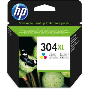 HP Ink Cartridge - No 304XL - 300 Pages - Tri-Color - Blister
