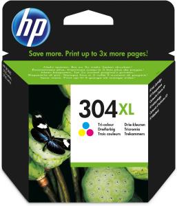HP Ink Cartridge - No 304XL - 300 Pages - Tri-Color - Blister