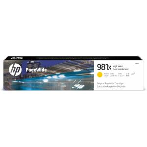 HP Ink Cartridge - No 981X - High Yield Original PageWide - 10k Pages - Yellow