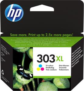 HP Ink Cartridge - No 303XL - High Yield - 415 Pages - Tri-color - Blister