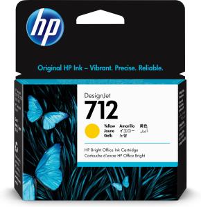 HP Ink Cartridge - No 712 - 29ml - Yellow