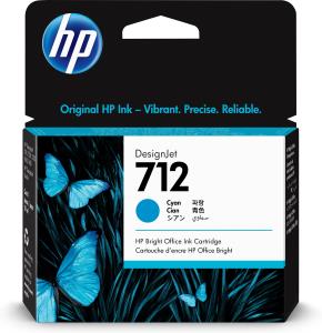HP Ink Cartridge - No 712 - 29ml - Cyan