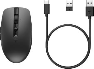 HP Rechargeable Silent Mouse 710 - USB/Bluetooth