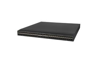 FlexFabric 5945 48SFP28 8QSFP28 Switch, 48 x 25 GB SFP28, 8 x 100 GB QSFP28, and 2 x 1 GB SFP ports