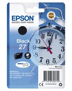 Ink Cartridge - 27 Alarm Clock - 6.2ml - Black Blister Pack