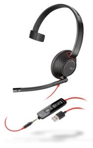 Headset Blackwire 5210 - Monaural  - USB-a / 3.5mm - Bulk