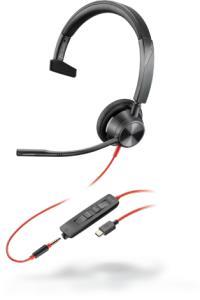 Headset Blackwire 3315-m - Monaural - USB-c / 3.5mm