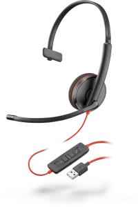 Headset Blackwire 3210 - Monaural - USB-a