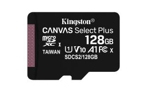 Micro Sdxc Card - Canvas Select Plus - 128GB - A1 C10 Without Adapter