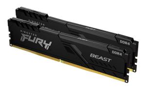 16GB Ddr4 3200MHz Cl16 DIMM (kit Of 2) Fury Beast Black