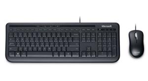 Wired Desktop 600 For Business - Keyboard And Mouse - Corded - Black - Qwerty Intl