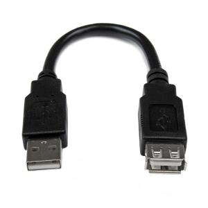 USB Extension Cable Fully Rated USB-a/ USB-a 6in