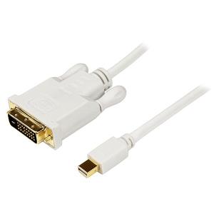 Mini DisplayPort To DVI Cable M/m 1m White