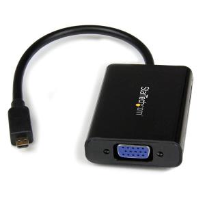 Micro Hdmi Male To Vga Female Adapter Converter With Audio
