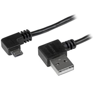 Micro-USB Cable With Right-angled Connectors - M/m - 1m