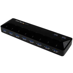 Hub With Charge And Sync Ports 10-port USB 3.0 - 2 X 1.5a Ports