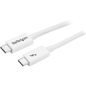 Thunderbolt 3 USB C Cable 20gbps - White 1m