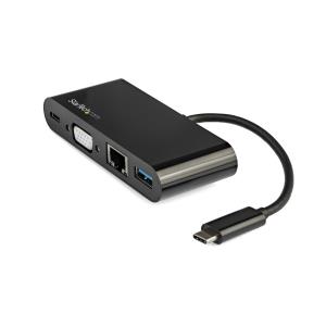 USB-c Vga Multiport Adapter - Power Delivery (60w) - USB 3.0 - Gbe