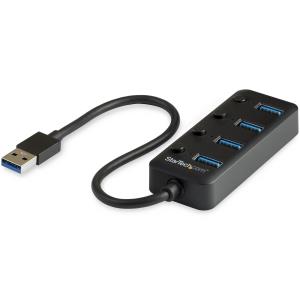 USB Hub - 4port - USB 3.0 4x USB-a With Individual On/off Switches