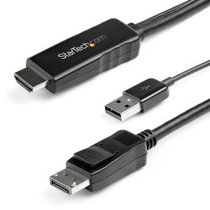 Hdmi To DisplayPort Cable 4k 30hz - USB-powered 3m