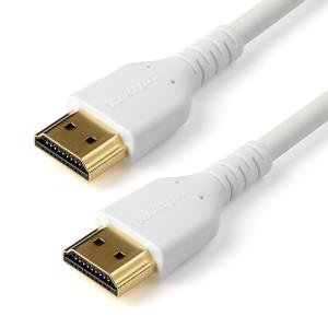 Premium High Speed Hdmi Cable With Ethernet Aramid Fiber 1m White