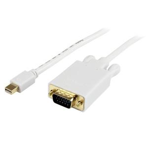 Mini DisplayPort To Vga Adapter - Mdp To Vga - 1m White