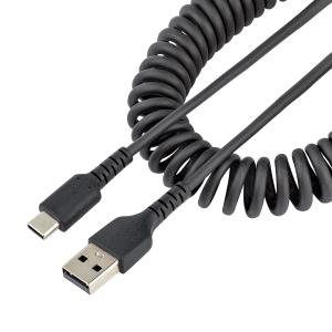 USB A To C Charging Cable Coiled M/m 1m