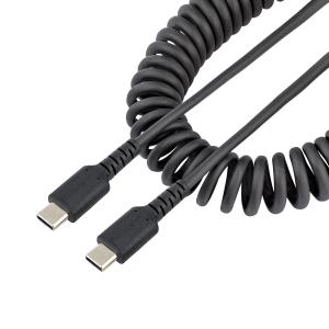 USB C Charging Cable Coiled M/m 1m