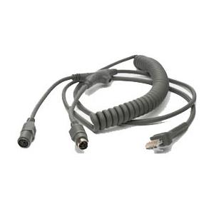 Keyboard Wedge Cable Ps/2 Power Port 2.7m Coiled