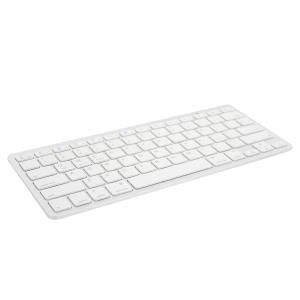 Keyboard Bluetooth, Azerty/BE Silver and White