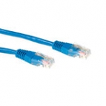 Ewent Blue 5 meter U/UTP CAT5E CCA patch cable with RJ45 connectors