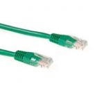Ewent Green 7 meter U/UTP CAT5E CCA patch cable with RJ45 connectors