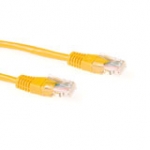 Ewent Yellow 7 meter U/UTP CAT5E CCA patch cable with RJ45 connectors