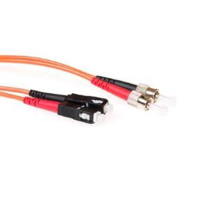 Fiber Optic Patch Cable - Multimode - Duplex - ST/SC - 3m - Orange (EL2003)