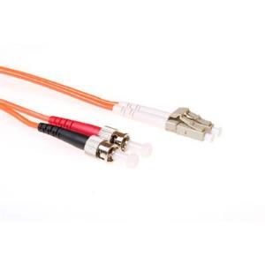 Fiber Optic Patch Cable - Multimode - Duplex - LC/ST - 5m - Orange (EL7505)