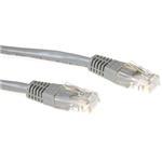 ACT Grey 0.25 meter U/UTP CAT5E patch cable with RJ45 connectors