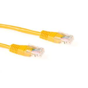 Cable Utp Cat5e Yellow 50cm