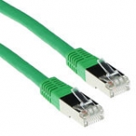 ACT Green 0.5 meter F/UTP CAT5E patch cable with RJ45 connectors