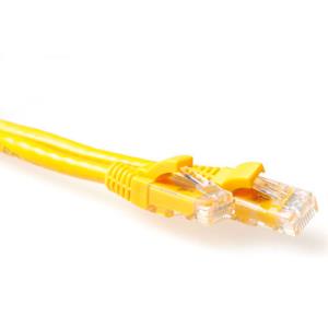 Patch cable - CAT6a - Utp - Snagless Yellow 1m