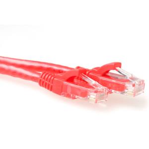 Patch cable - CAT6A - U/UTP - 20m - Red