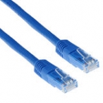 ACT Blue 0.5 meter U/UTP CAT5E patch cable with RJ45 connectors
