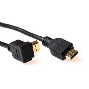 Hdmi High Speed Cable One Side Angled 1m