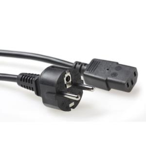 230v Connection Cable Schuko Male - C13 2.5m