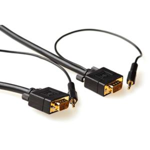 Ultra High Performance Vga + Audio Cable Male-male 2m (ak4990)